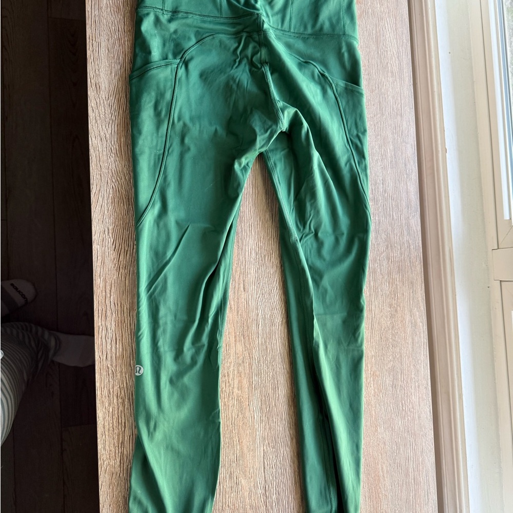 Lululemon Fast and Free High-Rise Tight 25" Everglade Green - Picture 3 of 4